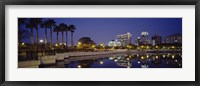 Framed Orlando waterfront, Florida