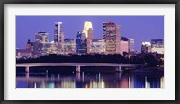 Framed Minneapolis at Night