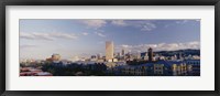 Framed High angle view of buildings in a city, Portland, Oregon, USA