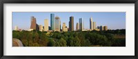 Framed Downtown Houston