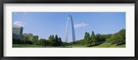 Framed Low angle view of a monument, St. Louis, Missouri, USA
