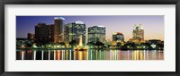 Framed Skyline At Dusk, Orlando, Florida, USA