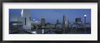 Framed Dusk in Cleveland, Ohio