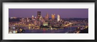 Framed Night view of Pittsburgh