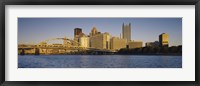 Framed Buildings and Bridge in Pittsburgh, Pennsylvania