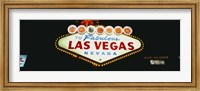 Framed Las Vegas neon sign, Nevada