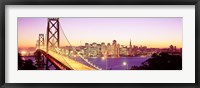 Framed San Francisco Skyline with Golden Gate Bridge