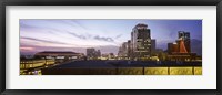 Framed Buildings at dusk, Phoenix, Arizona