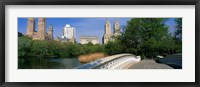 Framed Bow Bridge, Central Park, NYC, New York City, New York State, USA