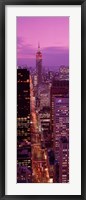 Framed High angle view of a city, Fifth Avenue, Midtown Manhattan, New York City, New York State, USA