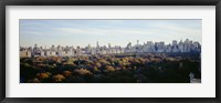 Framed View Over Central Park, Manhattan, NYC, New York City, New York State, USA