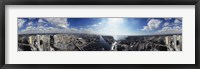 Framed 360 degree view of a city, Tampa, Hillsborough County, Florida, USA