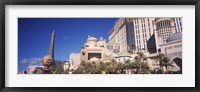 Framed Hotel in a city, Aladdin Resort And Casino, The Strip, Las Vegas, Nevada, USA