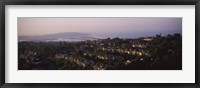 Framed High angle view of buildings in a city, Mission Bay, La Jolla, Pacific Beach, San Diego, California, USA