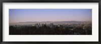 Framed High angle view of a cityscape, Oakland, California, USA