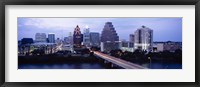 Framed Bridge across a lake, Town Lake, Colorado River, Austin, Texas, USA