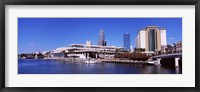 Framed Skyscrapers at the waterfront, Tampa, Florida, USA