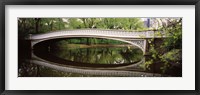 Framed Arch bridge across a lake, Central Park, Manhattan, New York City, New York State, USA