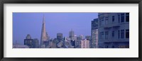 Framed San Francisco Skyline at Dusk