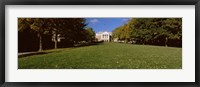 Framed Lawn in front of a building, Bascom Hall, Bascom Hill, University of Wisconsin, Madison, Dane County, Wisconsin, USA