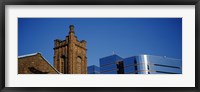 Framed High section view of buildings in a city, Presbyterian Church, Midtown plaza, Atlanta, Fulton County, Georgia, USA