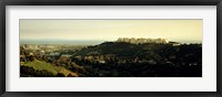 Framed High angle view of a city, Santa Monica, Los Angeles County, California, USA