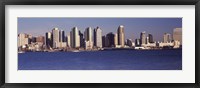 Framed San Diego skyline as Seen from the Water