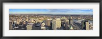 Framed Aerial view of a city, Cincinnati, Hamilton County, Ohio, USA 2010