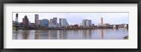 Framed Buildings at the waterfront, Portland, Multnomah County, Oregon, USA 2010