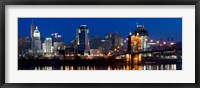 Framed Cincinnati, Ohio at Night