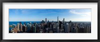 Framed Chicago Skyline, Illinois, 2010