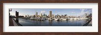 Framed Boats Moored at Inner Harbor, Baltimore, Maryland