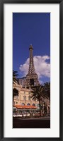 Framed Low angle view of a hotel, Replica Eiffel Tower, Paris Las Vegas, The Strip, Las Vegas, Nevada, USA