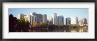 Framed Lake Eola Skyline, Orlando, Florida