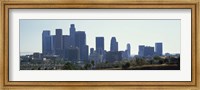 Framed Skyscrapers in a city, Los Angeles, California, USA 2009