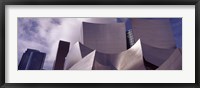 Framed Low angle view of Walt Disney Concert Hall, Los Angeles