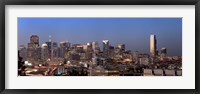 Framed San Francisco Skyline Lit Up at Night