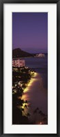 Framed Buildings at the waterfront, Honolulu, Hawaii