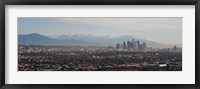 Framed High angle view of a city, Los Angeles, California