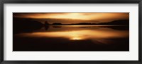 Framed Reflection of clouds in a lake at sunset, Loch Raven Reservoir, Lutherville-Timonium, Baltimore County, Maryland