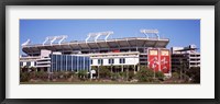 Framed Raymond James Stadium home of Tampa Bay Buccaneers, Tampa, Florida