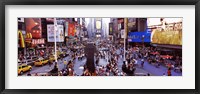 Framed People in a city, Times Square, Manhattan, New York City, New York State, USA