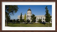 Framed Garden in front of Utah State Capitol Building, Salt Lake City, Utah, USA