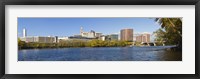 Framed Buildings at the waterfront, Connecticut River, Hartford, Connecticut, USA 2011