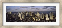 Framed Clouds over the city skyline, Miami, Florida