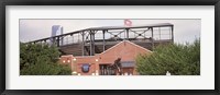 Framed Warren Spahn Plaza at the Chickasaw Bricktown Ballpark, Oklahoma City, Oklahoma, USA