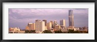 Framed Downtown skyline, Oklahoma City, Oklahoma