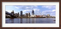 Framed Ohio River, Cincinnati, Hamilton County, Ohio