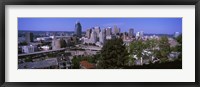 Framed Downtown skyline, Cincinnati, Hamilton County, Ohio, USA