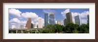 Framed Wedge Tower, ExxonMobil Building, Chevron Building from a Distance, Houston, Texas, USA